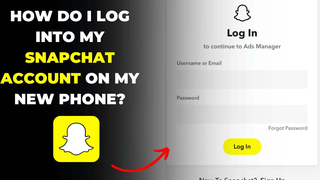 How do I log into my Snapchat account on my new phone