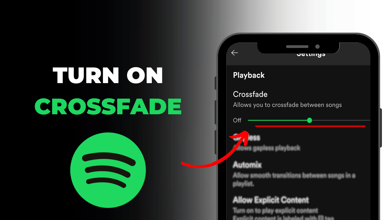 use Crossfade on Spotify Turn on Crossfade use Crossfade on Spotify