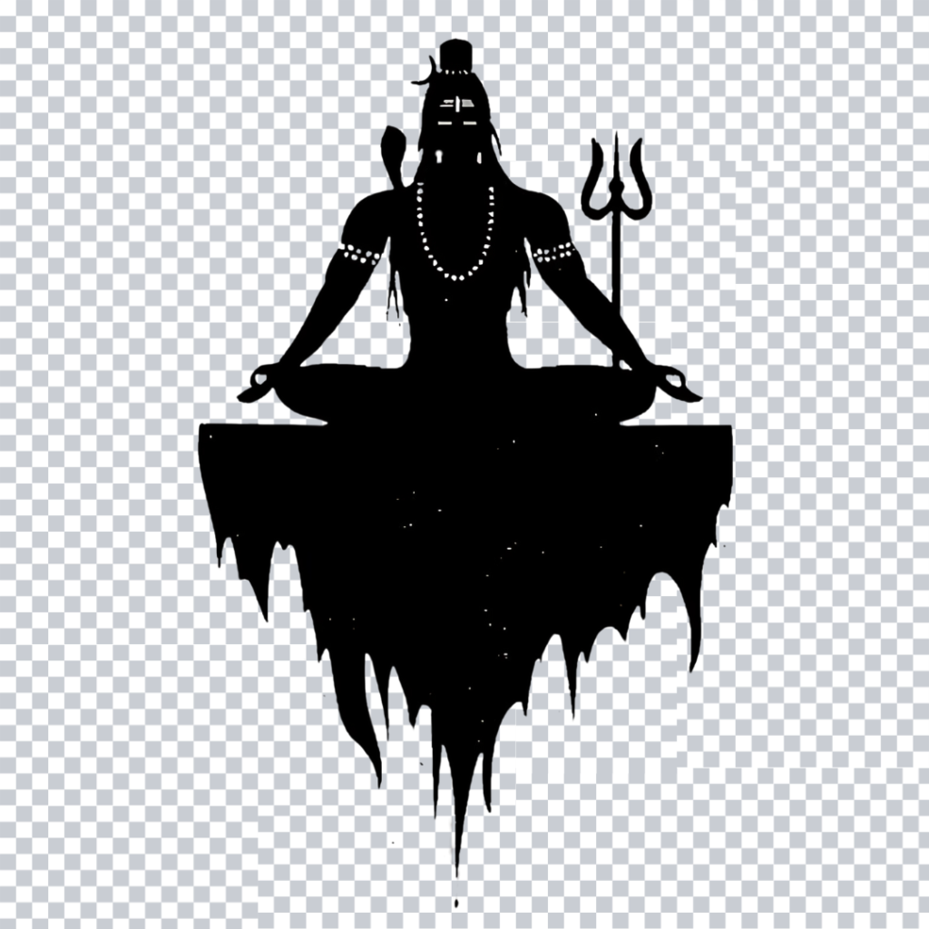 Lord Shiva png Black png